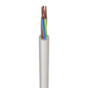 H3185 1.0mm² LSOH Round Flexible Cable White (100m Drum)