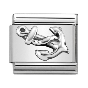Nomination CLASSIC Silvershine Oxidised Symbols Anchor Charm 330101/27