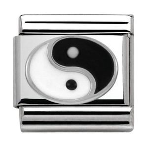 Nomination CLASSIC Silvershine Symbols Yin Yang Charm 330202/14