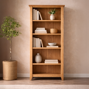 Cambridge Oak Large Bookcase (1.8 m)