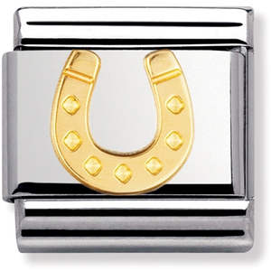 Nomination CLASSIC Gold Good Luck Horseshoe Charm 030115/11