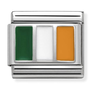 Nomination CLASSIC Silvershine Flags Ireland Charm 330207/06