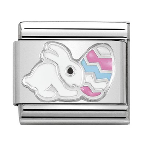 Nomination CLASSIC Silvershine Easter Rabbit Charm 330204/19
