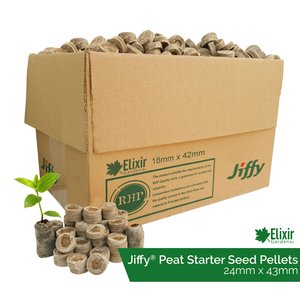 Jiffy 7 Peat Pellets | Seed Propagation Plugs - 24mm, 100
