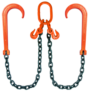 VULCAN Alloy Towing Chain Bridle - Grade 80 - 48 Inch - PROSeries - 7,100 Pound Safe Working Load