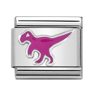 Nomination CLASSIC Silvershine T-Rex Dinosaur Charm 330204/21