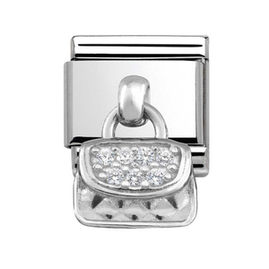 Nomination CLASSIC Silvershine Cubic Zirconia Bag Charm 331800/08