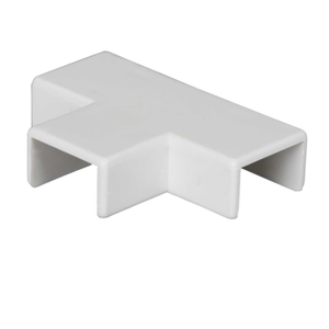 16mm x 10mm Mini Trunking Equal Tee White (Sold in 1's)