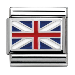 Nomination CLASSIC Silvershine Flags Great Britain Charm 330207/04