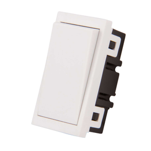 10A 2 Way Euro Module Switch White