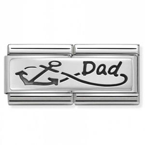 Nomination CLASSIC Silvershine Double Link Infinity Dad Charm 330710/05
