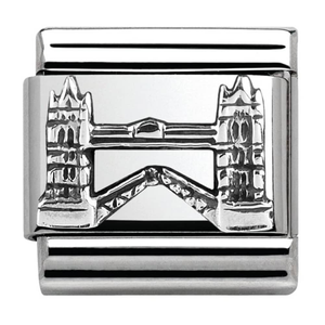 Nomination CLASSIC Silvershine Monuments Tower Bridge Charm 330105/10