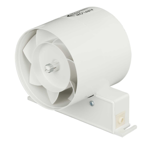 100mm 4" Axial In-Duct Fan with Timer