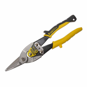 Stanley 214563 Yellow Aviation Snip Straight Cut 250mm