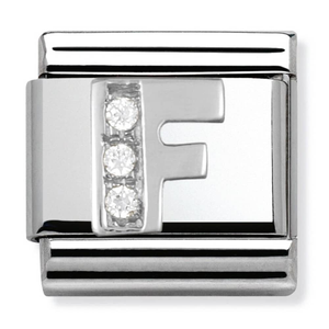 Nomination CLASSIC Silvershine Letter F Charm 330301/06