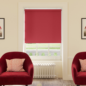 Palermo (Blackout), Crimson - Roller Blind
