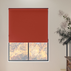 Trinity (Blackout), Poppy Red - Roller Blind