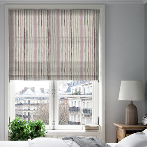 Guarda Stripe, Grape - Roman Blind