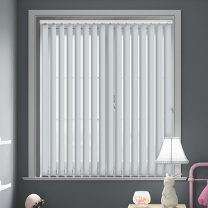 Palermo (Blackout), Light Grey - Vertical Blind