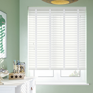 Ecowood Deluxe, Absolute White Fine Grain - Venetian Blind
