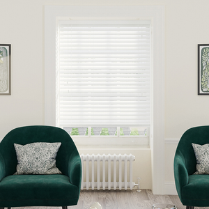 Ecowood, Absolute White Fine Grain - Venetian Blind