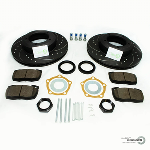 Defender 90,110,130 POWERspec Front VENTED Brake Kit