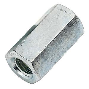 Studding Connectors, Mild Steel M30 x 90 Bright Zinc Plated, Grade 4 DIN 6334