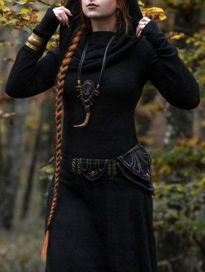 'Ceinture poche "Assya", Noir'