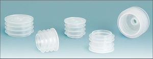 8 oz Plastic Bottles, Amber PET Boston Round Bottles w/ Smooth Black Plastic Lined Caps