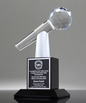 Custom Microphone Trophy