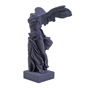 Moulage Victoire de Samothrace 34 cm - Bleu poudre