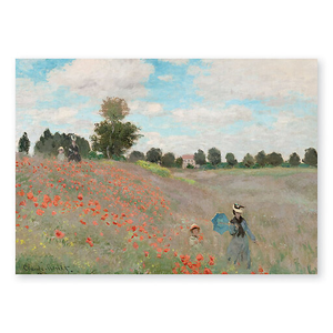 Poster Claude Monet - Poppy Field, 1873