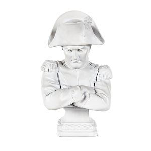 Sculpture Bust of the Emperor Napoleon - White