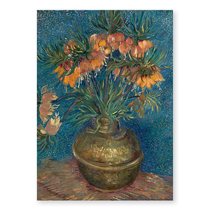 Affiche Vincent van Gogh - Fritillaires couronne impériale dans un vase de cuivre, 1887