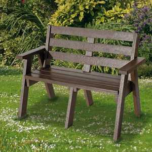 Captain's Double Seat - 870 x 1364 x 650 - Brown