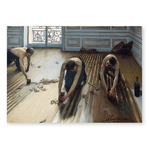 Poster Gustave Caillebotte - Floor scrapers, 185