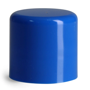 14 mm Green Smooth Polypropylene Friction Fit Caps for Lip Balm Tubes