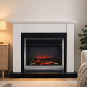 Suncrest Antigua 44" Electric Fireplace Suite