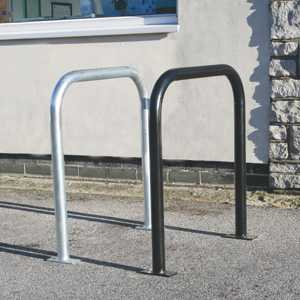 Sheffield Cycle Stand - H750 x W760mm - Surface Mounted - Black