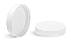 2 oz Clear Glass Paragon Jars w/  Lined Black Ribbed Plastic Caps