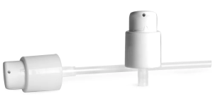 20/410, 3 1/2 inch tube Smooth White Polypropylene Treatment Pumps w/ 3 1/2 Inch Tube