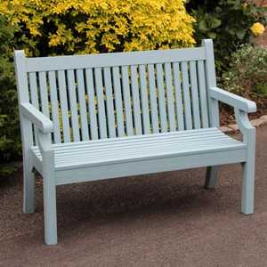 Winawood Sandwick 2 Seater Bench - Blue - L:121 X W:60.4 X H:93.5
