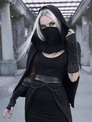 'Ceinture "Moöna", Simili cuir noir'