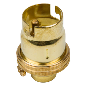 S Lilley ½” x 26 TPI Threaded Entry Lampholder Plain without Shade Ring (Sold in 1's)