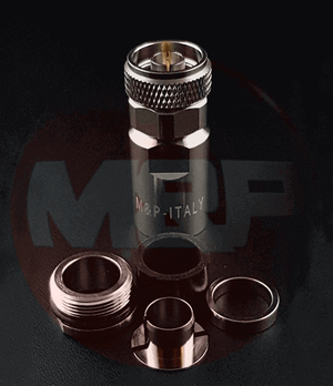 Messi & Paoloni N-type coax connector for ULTRAFLEX 13 /.500'' | HYPERFLEX 13 /.500''