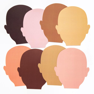 Skin Tone Face Cut-Outs