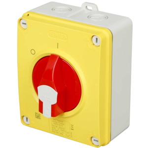 16A 4 Pole Emergency Rotary Isolator Switch IP66 / 67 / 69