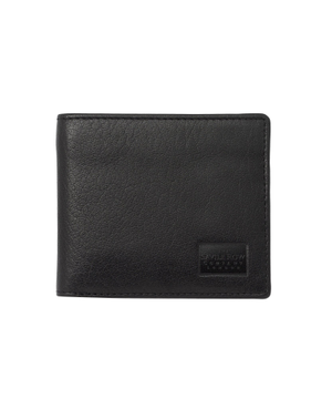 Black Leather Classic Billfold Wallet