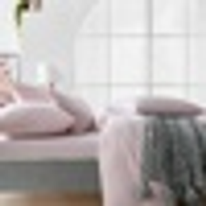 Jersey Fitted Sheet Blush