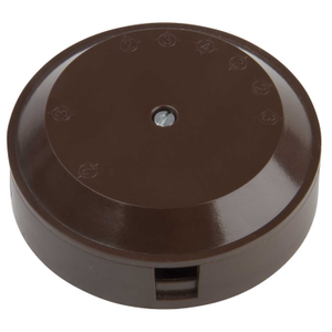 20A 6 Terminal Junction Box Brown